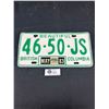 Image 1 : 1983 BC License Plate