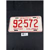 Image 1 : 1967 BC License Plate
