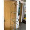 Image 2 : Metal Framed Glass 5 Shelving Display Unit. NO SHIPPING. Approx. 74"H