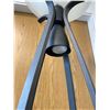 Image 3 : Metal Framed Glass 4 Shelving Display Lamp w/ Spot Light. NO SHIPPING. Approx. 71" H