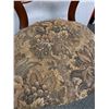 Image 3 : Vintage Wood Carved Upholstered Balloon Chair. NO SHIPPING