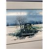 Image 2 : Framed Print By B.C. Artist David Van Dyck. Approx. 14" x 11"