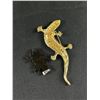 Image 3 : Vintage Rhinestone Salamander Brooch and Pendant