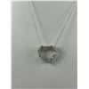 Image 2 : Sterling Silver Heart Pendant w/ Sterling Chain