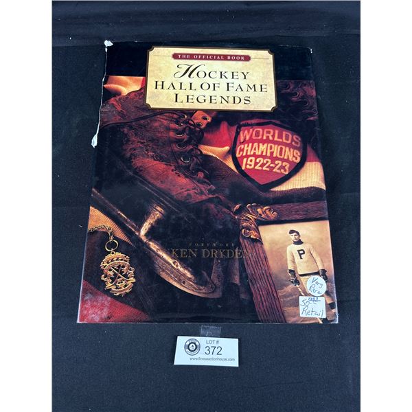 Rare Large Hockey Hall of Fame Legends Book