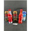Image 1 : Nice Lot of Collectible Tins Including 2 Harley Davidson Miller Lite Cans( Full), 1 Niagara Falls Be