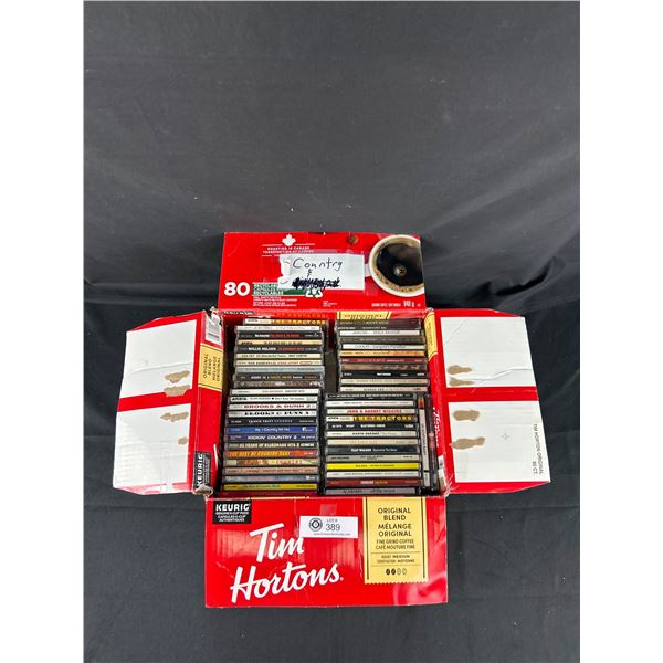Box of 50 Various Music CD's
