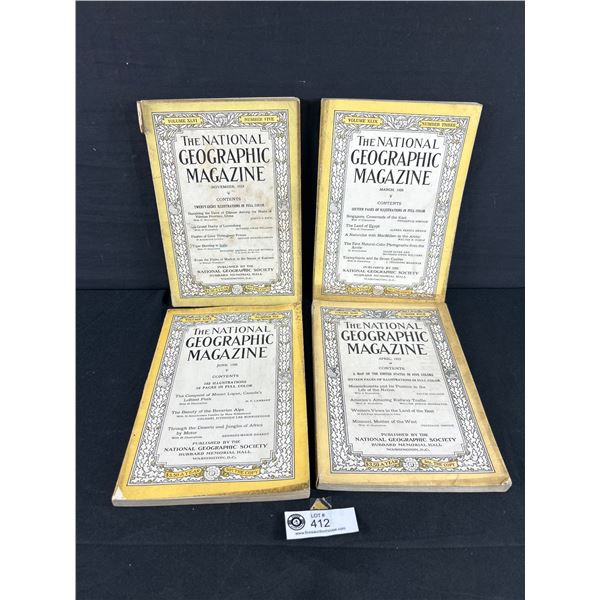 4 1920s National Geographics
