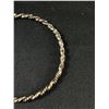 Image 2 : Sterling (Tested) Twisted Rope Bangle