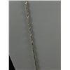 Image 2 : Unusual 26" Long Sterling Silver Neklace