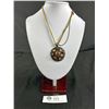 Image 1 : Unusual Necklace w/ Leather Strap