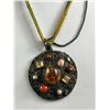 Image 2 : Unusual Necklace w/ Leather Strap