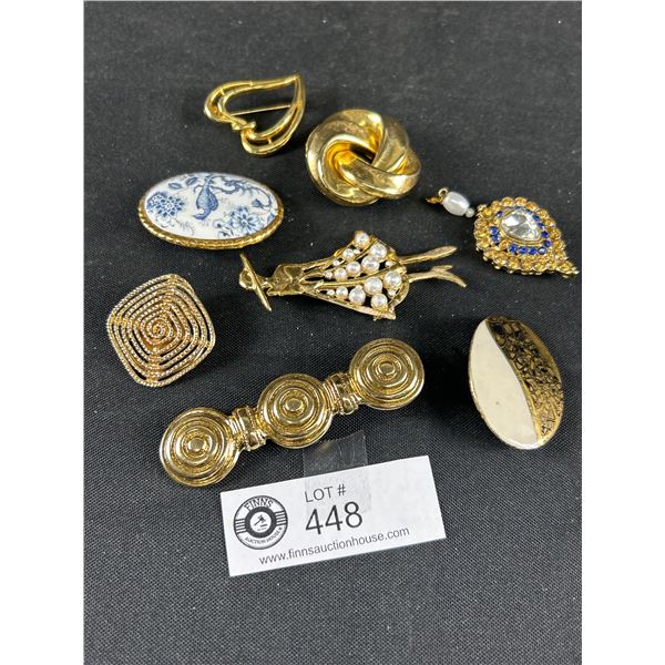 Collection of Broochs, Pendants and Scraf Clip