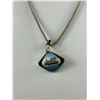 Image 2 : Rare Antique Enamel RMS Virginia Ship Pendant w/ Chain Necklace