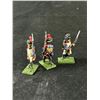 Image 1 : 3 Military Miniatures, Hand Painted Metal By John Mitchell Malvern Worcestershire England