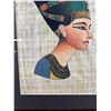 Image 2 : Framed Authentic Hand-Made Egyptian Painting On Papyrus Scroll. Approx. 17" x 14"