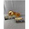 Image 1 : Wood Décor - Wolf Burl Plaque & 2 Woodland Plaques