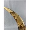 Image 3 : Vintage Finely Detailed Asian Carved Horn. Approx. 12" H