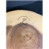 Image 3 : 3 Meritage Handcrafted Tree Bark Footed Servers. Approx. 12"