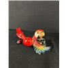 Image 3 : Home Décor Lot - Tin Sign, Wood Pelican, Kenya Stone Pelican & Whimsical Parrot