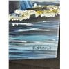 Image 3 : Ltd Ed. 39/50 Signed Ester Sample B.C. West Coast Artist, Orca Painting Print On Canvas. Approx. 12"