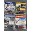 Image 1 : 8 Locomotives Of The World In Sealed Packages & 2 Pkgs Of Road Race Accessories