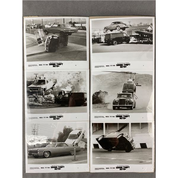 2- 1977 New World Pictures Presents "Grand Theft Auto" Movie Pictures. On Board In Bag. Approx. 24 1