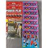 Image 2 : Sports Collector Lot - BC Lions Programs, Magazines,NHL Sticker Books & More