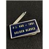 Image 4 : P.I. AAU-1961 Golden Gloves MoneyClip/Knife & 1913 Trial Match Pin