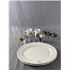 Image 1 : Denny's Coffee Mugs, Advertising Glasses & JE Heath Platters Made In Canada