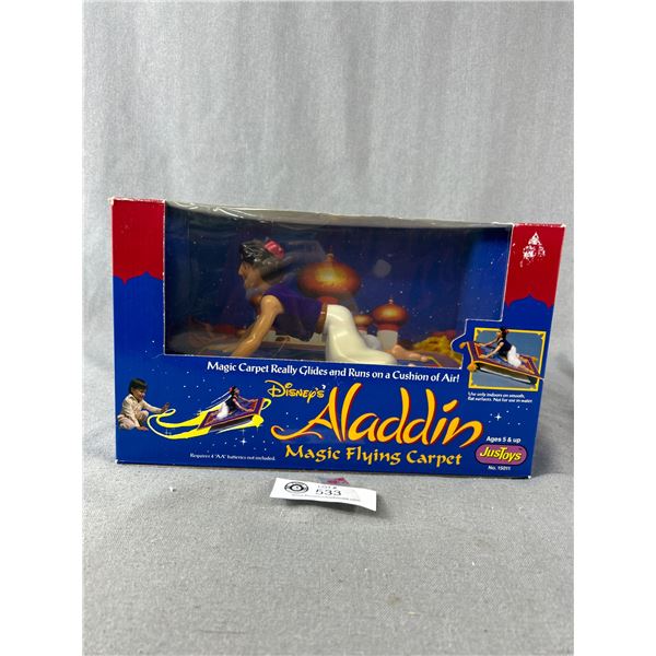 JusToys Disney's Aladdin Magic Flying Carpet Toy In Original Box