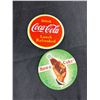 Image 2 : Vintage Player's Cigarette Tin, Coke Drink Coasters & 1 Van.B.C AirForce Matchbook
