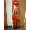 Image 1 : Large Cardboard Coke Bottle Advertisement w/ Metal Bottle Cap. NO SHIPPING. Approx. 76" T