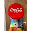 Image 2 : Large Cardboard Coke Bottle Advertisement w/ Metal Bottle Cap. NO SHIPPING. Approx. 76" T