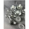 Image 2 : Lot Of Assorted Home Décor - Crystal Knife Holders, Candle Holders & More