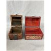 Image 2 : 3 Nice Decorative Chest Boxes. Largest Is 8" x 6" x 6"