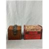 Image 3 : 3 Nice Decorative Chest Boxes. Largest Is 8" x 6" x 6"