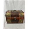 Image 4 : 3 Nice Decorative Chest Boxes. Largest Is 8" x 6" x 6"