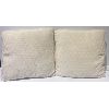 Image 1 : 2 THROW PILLOWS (WHITE)