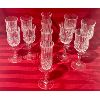 Image 1 : DRINKWARE SET: RED x4 WHITE x4 FLUTE x4