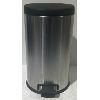 Image 1 : STAINLESS STEEL TRASH CAN ROUND W FLOOR PEDDLE