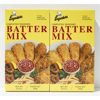 2 BXS SEASONED BATTER MIX 15.9 OZ EA.