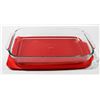 Image 2 : PUREX RECTANGULAR BAKING DISH WITH LID - 15"