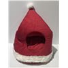 Image 1 : SANTA HAT PET BED SMALL