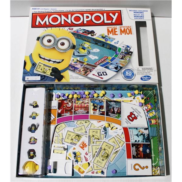 DESPICABLE ME MONOPOLY BOARD GAME 