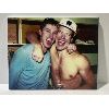 Image 1 : GRETZKY & MESSIER DRESSING ROOM PHOTO PRINT ON CANVAS
