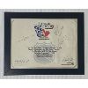 Image 1 : THE 40TH NHL ALL-STAR GAME CERTIFICATE SIGNED BY ROB BROWN & OTHERS