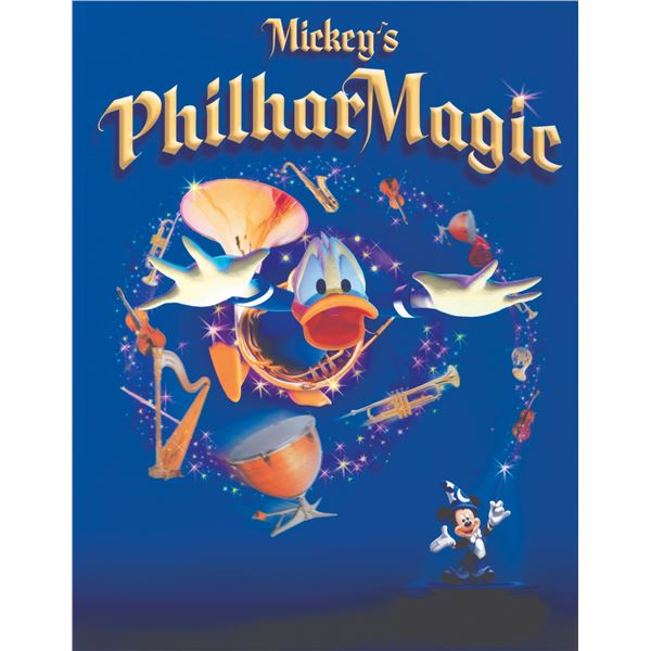 A Mickey's PhilharMagic Poster.