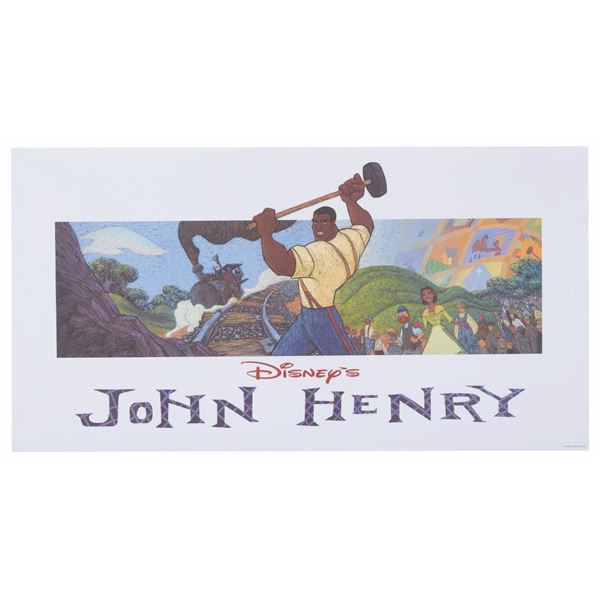 A "John Henry" Lithograph Print.