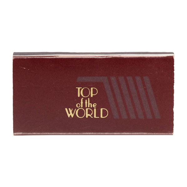A Top of The World Matchbox.